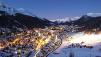 Stadt Davos Winter, Foto von Marcel Giger